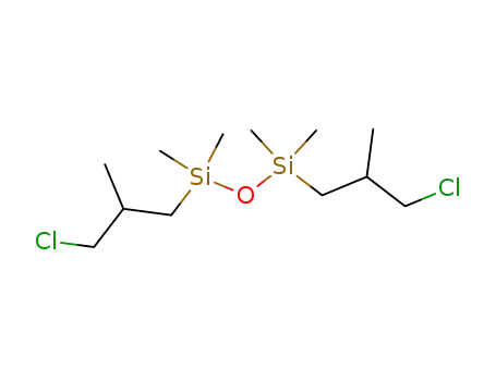 Molecular Structure of 18388-70-0 (BIS(3-CHLOROISOBUTYL)TETRAMETHYLDISILOXANE)