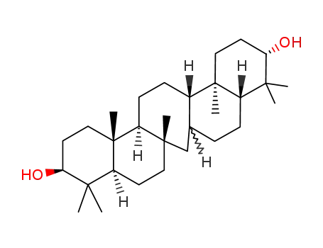 Molecular Structure of 18188-24-4 (C(14a)-Homo-27-norgammacerane-3β,21α-diol)