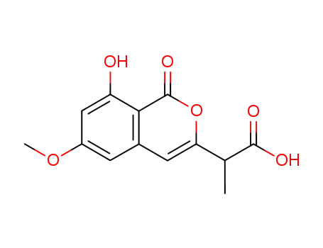 2-(8-Hydroxy-6-methoxy-1-oxo-1H-isochromen-3-yl)propionic acid