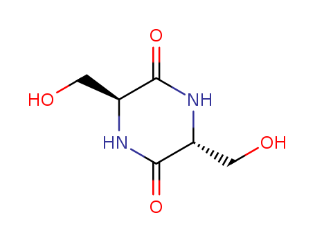 2,5-Piperazinedione,3,6-bis(hydroxymethyl)-, trans- (8CI,9CI)