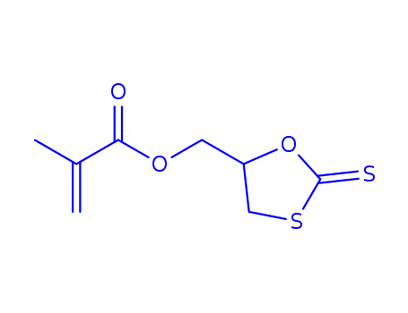 2-Propenoic acid,2-methyl-, (2-thioxo-1,3-oxathiolan-5-yl)methyl ester