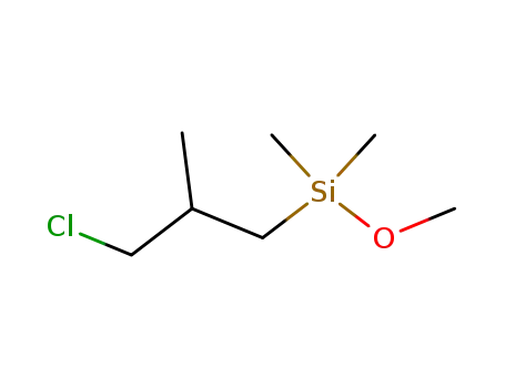 Molecular Structure of 18244-08-1 (3-CHLOROISOBUTYLDIMETHYLMETHOXYSILANE)