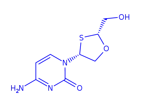 Molecular Structure of 160707-69-7 (Apricitabine)
