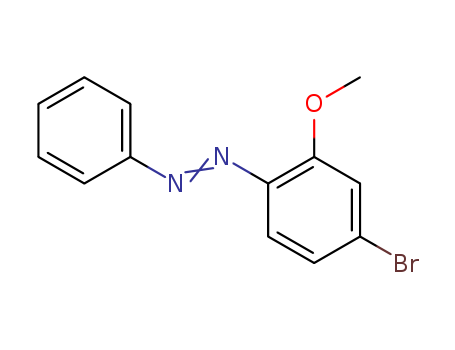 (E)-1-(4-BROMO-2-METHOXYPHENYL)-2-PHENYLDIAZENECAS