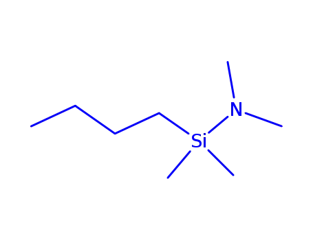 Molecular Structure of 181231-67-4 (BUTYLDIMETHYL(DIMETHYLAMINO)SILANE)