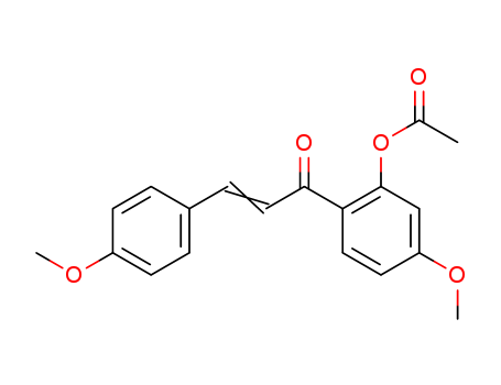 1623-58-1,5-methoxy-2-[(2E)-3-(4-methoxyphenyl)prop-2-enoyl]phenyl acetate,Chalcone,2'-hydroxy-4,4'-dimethoxy-, acetate (7CI); NSC 78637