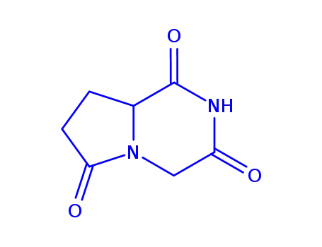 Molecular Structure of 185757-19-1 (Pyrrolo[1,2-a]pyrazine-1,3,6(2H,4H,7H)-trione, dihydro- (9CI))