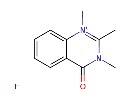16201-86-8,1,2,3-trimethyl-4-oxo-1,4-dihydroquinazolin-3-ium,Quinazolinium,1,4-dihydro-1,2,3-trimethyl-4-oxo-, iodide (8CI); NSC 251920
