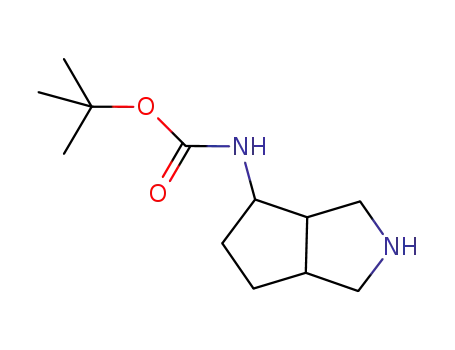 Molecular Structure of 185693-12-3 (TERT-BUTYL OCTAHYDROCYCLOPENTA[C]PYRROL-4-YLCARBAMATE)