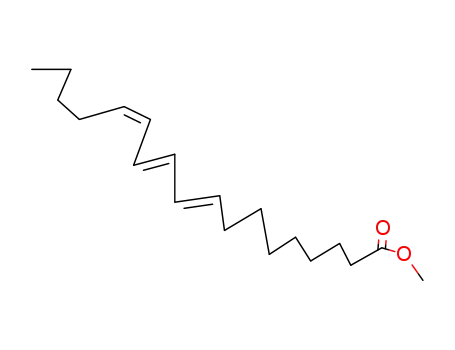 Molecular Structure of 16195-77-0 (methyl (9E,11E,13E)-octadeca-9,11,13-trienoate)