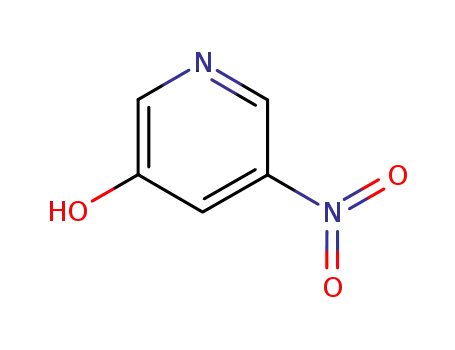 Molecular Structure of 186593-26-0 (3-HYDROXY-5-NITROPYRIDINE)