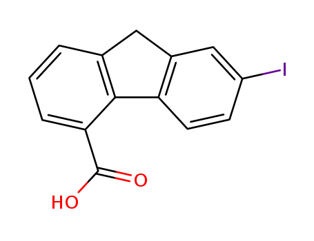 9H-Fluorene-4-carboxylicacid, 7-iodo-