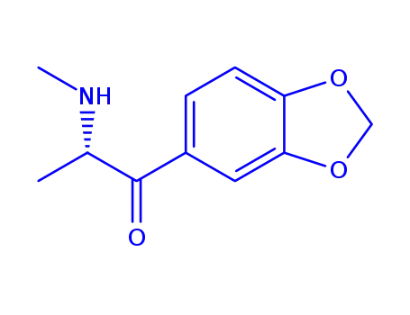 Molecular Structure of 186028-79-5 (2-Methylamino-1-(3,4-methylenedioxyphenyl)propan-1-one)