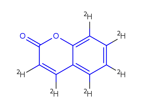 Molecular Structure of 185056-83-1 (COUMARIN-5,6,7,8-D4)