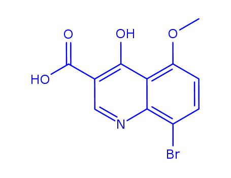 3-Quinolinecarboxylicacid, 8-bromo-4-hydroxy-5-methoxy-