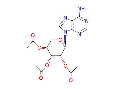 Adenine,9-a-D-arabinopyranosyl-, 2',3',4'-triacetate (8CI)
