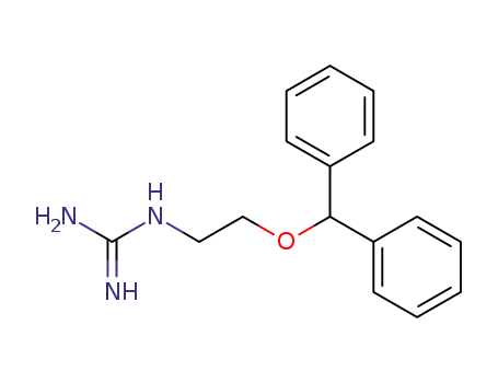 Molecular Structure of 16136-32-6 (1-[2-(Diphenylmethoxy)ethyl]guanidine)