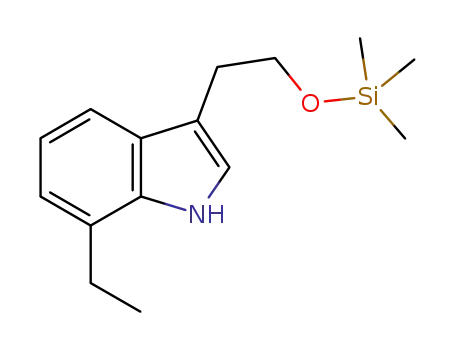 Molecular Structure of 185453-89-8 (TRIMETHYL SILYL-7-ETHYL TRYPTOPHOL)