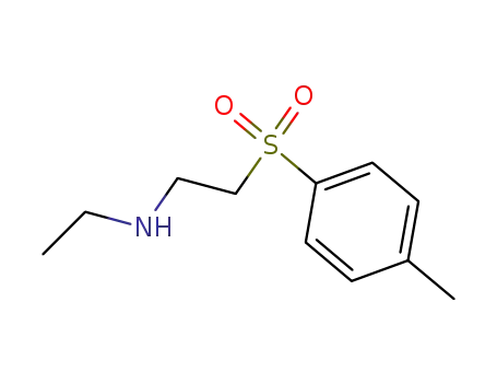 Molecular Structure of 16191-76-7 (N1-ETHYL-2-[(4-METHYLPHENYL)SULFONYL]ETHAN-1-AMINE)