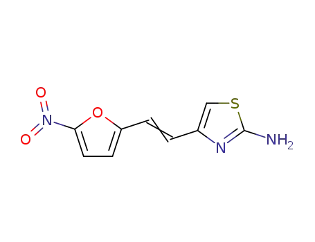 Molecular Structure of 16239-84-2 (2-AMINO-4-(2-(5-NITRO-2-FURYL)VINYL)-1,3-THIAZOLE)