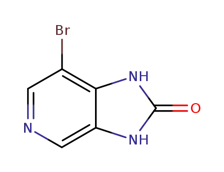 Molecular Structure of 161836-12-0 (7-Bromo-1,3-dihydro-imidazo[4,5-c]pyridin-2-one)