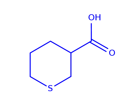 Molecular Structure of 161404-76-8 (2H-Thiopyran-3-carboxylicacid,tetrahydro-(9CI))