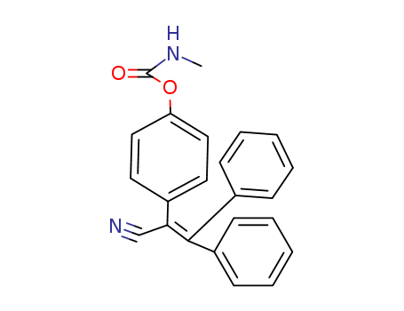 Benzeneacetonitrile, a-(diphenylmethylene)-4-[[(methylamino)carbonyl]oxy]-