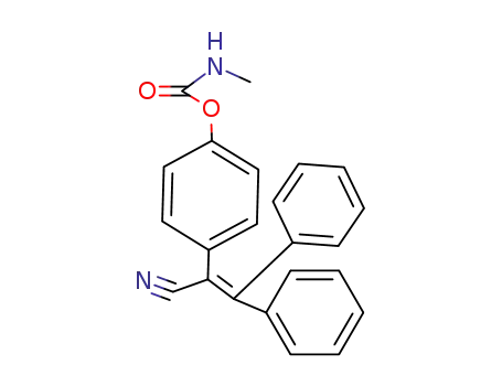 4-(1-cyano-2,2-diphenylethenyl)phenyl methylcarbamate