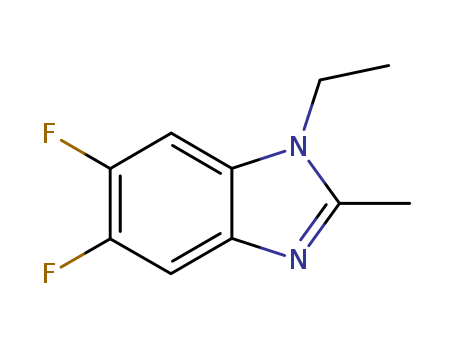 Benzimidazole, 1-ethyl-5,6-difluoro-2-methyl- (7CI,8CI)