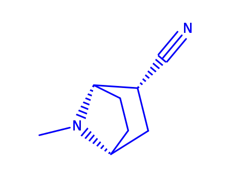 Molecular Structure of 163299-73-8 (7-Azabicyclo[2.2.1]heptane-2-carbonitrile,7-methyl-,(1R,2S,4S)-rel-(9CI))