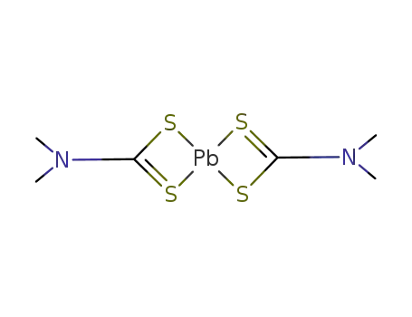 Molecular Structure of 19010-66-3 (LEAD DIMETHYLDITHIOCARBAMATE)