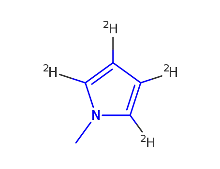Molecular Structure of 190386-37-9 (N-METHYLPYRROLE-D4)