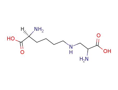 Molecular Structure of 63121-95-9 (N~6~-[(2R)-2-amino-2-carboxyethyl]-L-lysine)