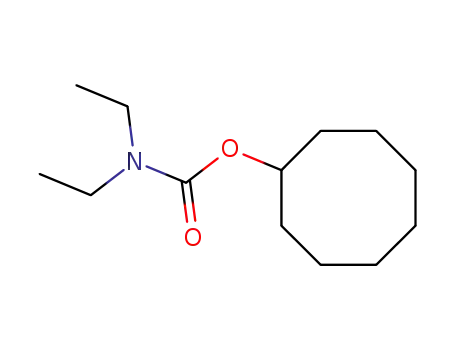 Molecular Structure of 16379-18-3 (cyclooctyl diethylcarbamate)