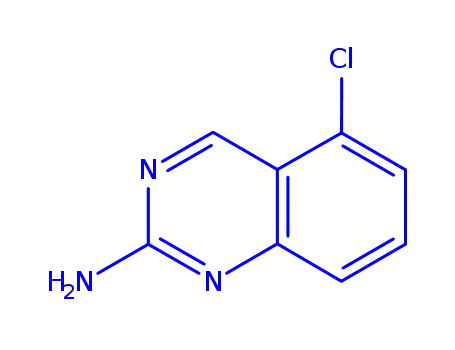 Molecular Structure of 190273-70-2 (2-Amino-5-chloroquinazoline)