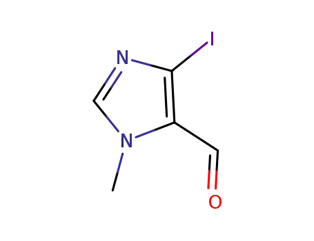 Molecular Structure of 189014-13-9 (4-IODO-1-METHYL-1H-IMIDAZOLE-5-CARBOXALDEHYDE)