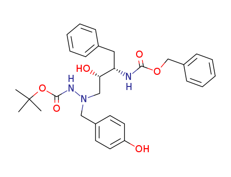 162739-43-7,tert-butyl 2-[(2S,3S)-3-{[(benzyloxy)carbonyl]amino}-2-hydroxy-4-phenylbutyl]-2-(4-hydroxybenzyl)hydrazinecarboxylate,