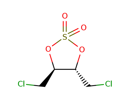 Molecular Structure of 190850-76-1 ((2S,3S)-1,4-Dichlorobutane-diol Sulfate)