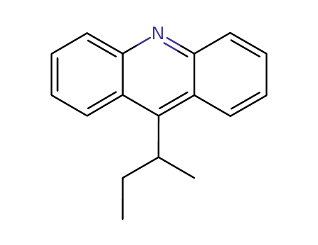 Molecular Structure of 16292-11-8 (9-(butan-2-yl)acridine)