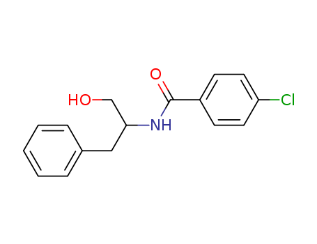 19071-58-0,p-Chloro-N-(alpha-(hydroxymethyl)phenethyl)benzamide,Benzamide,p-chloro-N-[a-(hydroxymethyl)phenethyl]-(8CI)