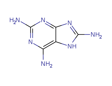 18802-62-5,7H-purine-2,6,8-triamine,1H-Purine-2,6,8-triamine(9CI); Purine, 2,6,8-triamino- (8CI); 2,6,8-Triaminopurine; 2,8-Diaminoadenine