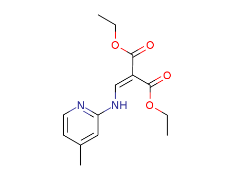 Propanedioic acid,2-[[(4-methyl-2-pyridinyl)amino]methylene]-, 1,3-diethyl ester cas  19056-88-3