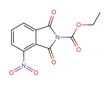 Molecular Structure of 190910-88-4 (4-NITRO-N-CARBOETHOXYPHTHALIMIDE)