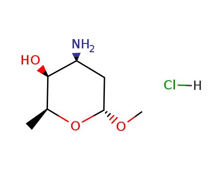 Molecular Structure of 32385-06-1 (DAUNOSAMINE HYDROCHLORIDE)