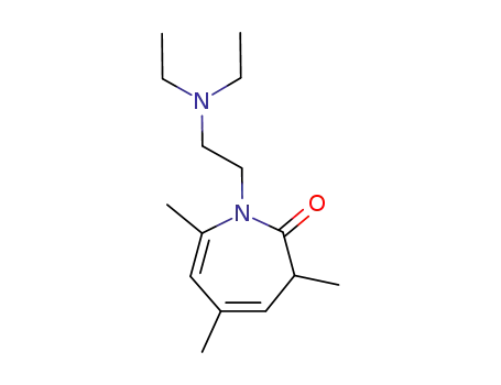 Molecular Structure of 1900-32-9 (1-[2-(diethylamino)ethyl]-3,5,7-trimethyl-1,3-dihydro-2H-azepin-2-one)