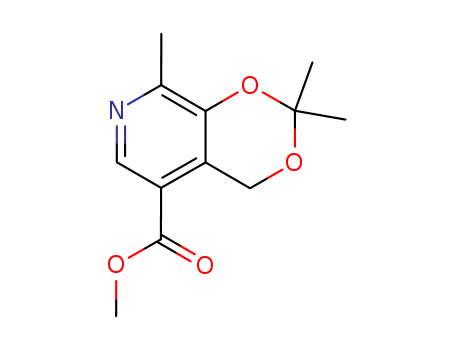 Methyl 2,2,8-triMethyl-4H-[1,3]dioxino[4,5-c]pyridine-5-carboxylate(6932-32-7)