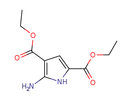 Molecular Structure of 187724-98-7 (diethyl 5-amino -1H-pyrrole-2,4-dicarboxylate)
