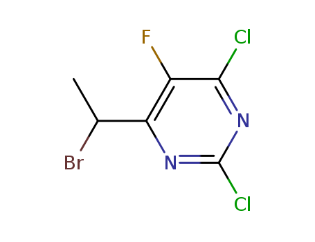 6-(1-Bromo-ethyl)-4-chloro-5-fluoropyrimidine