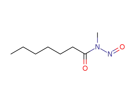 Molecular Structure of 16395-83-8 (N-methyl-N-nitrosoheptanamide)