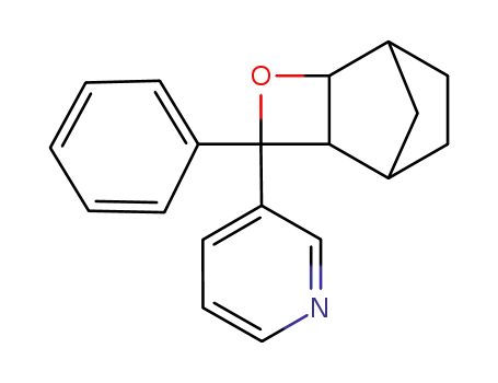 Molecular Structure of 16375-82-9 (3-(4-Phenyl-3-oxatricyclo[4.2.1.02,5]non-4-yl)pyridine)